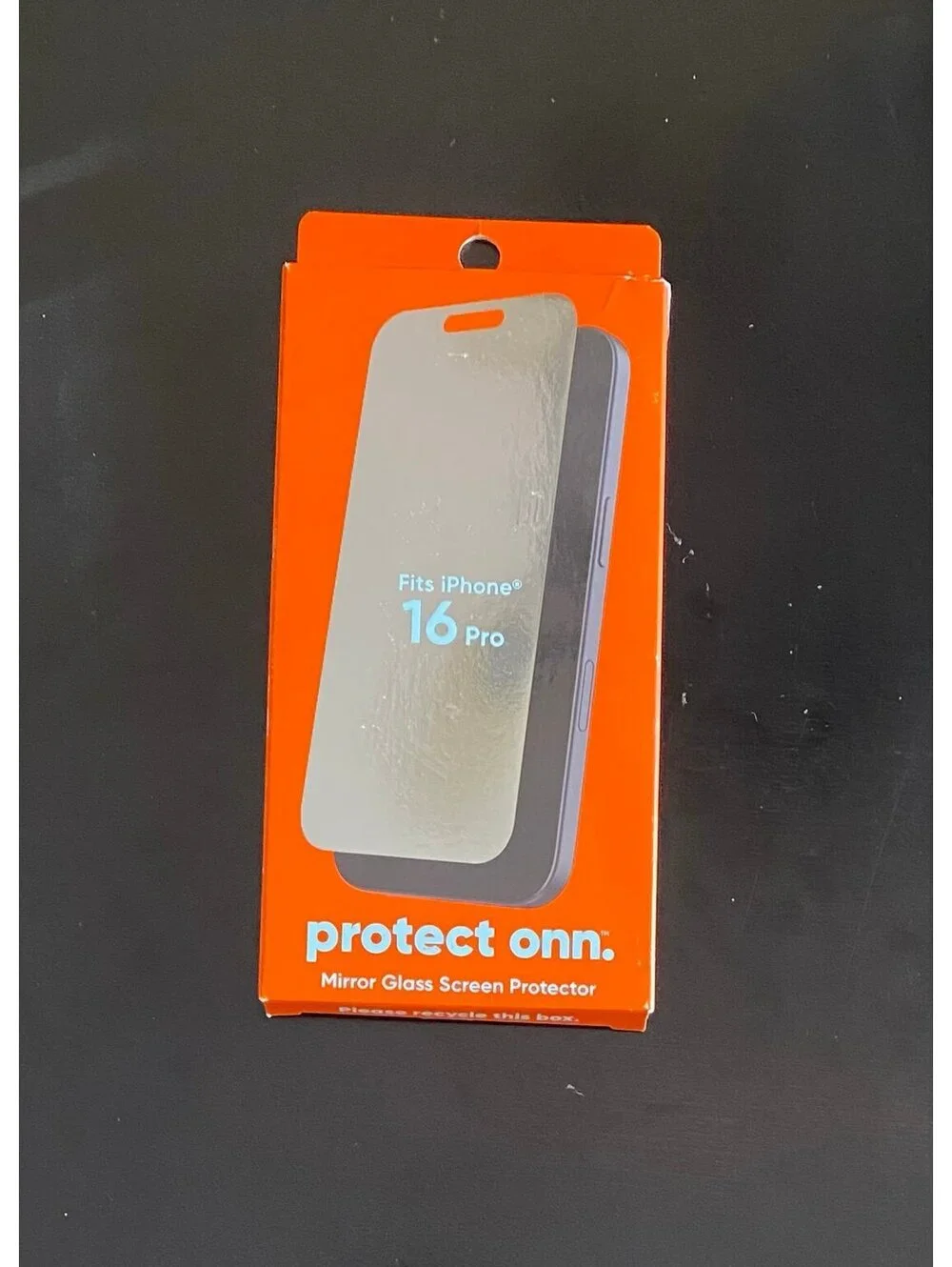 Onn Mirror Glass Screen Protector for iPhone 16 Pro
